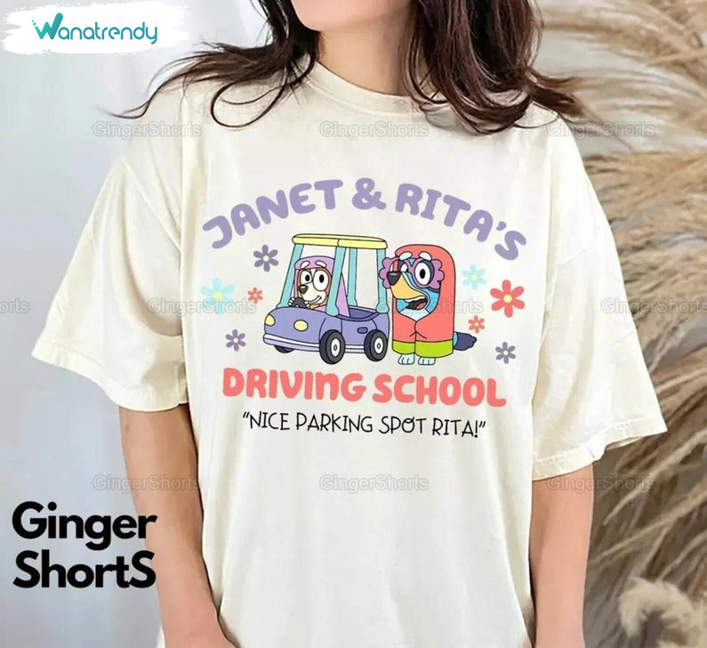 Trendy Rita And Janet's Driving School Shirt, Nice Parking Spot Rita Long Sleeve Tee Tops