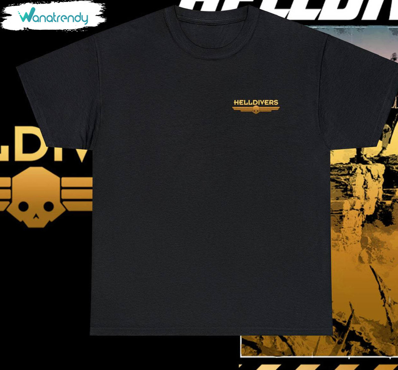 Helldivers Anime Vintage T Shirt, Awesome Helldivers 2 Shirt Long Sleeve