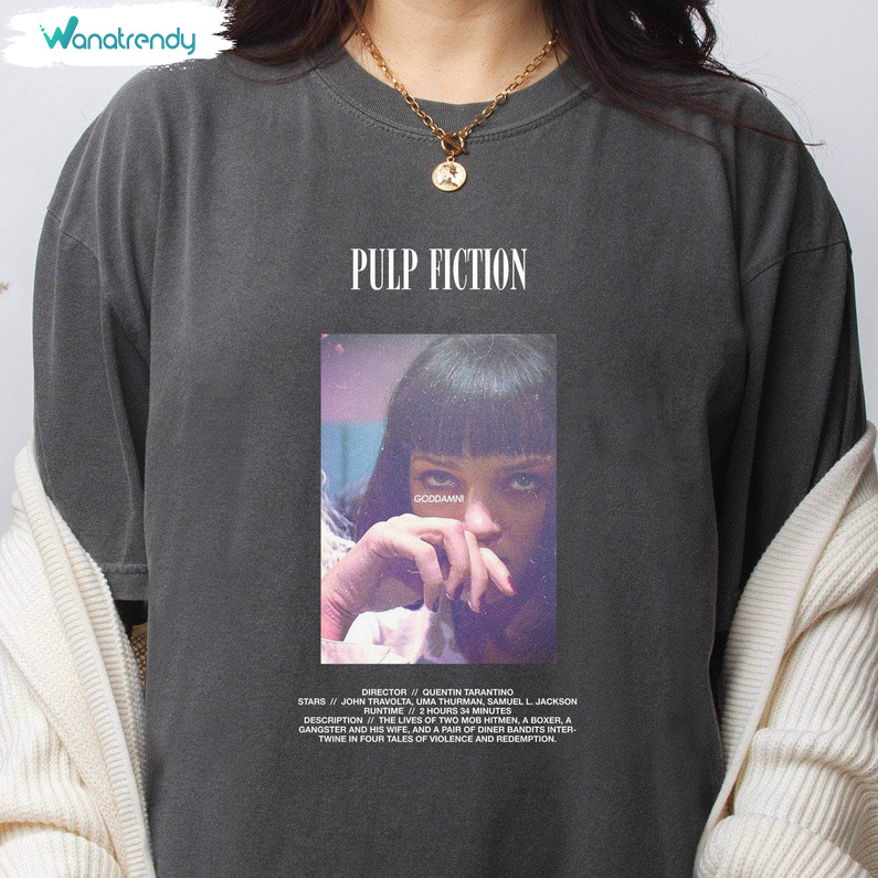 Limited Pulp Fiction Shirt, Funny Pulp Fiction Movie Long Sleeve Sweater