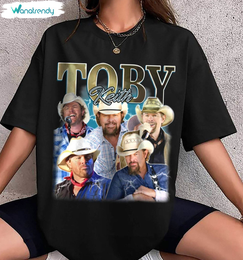Toby Keith Vintage Shirt, Country Song Honoring Unisex Hoodie Tee Tops