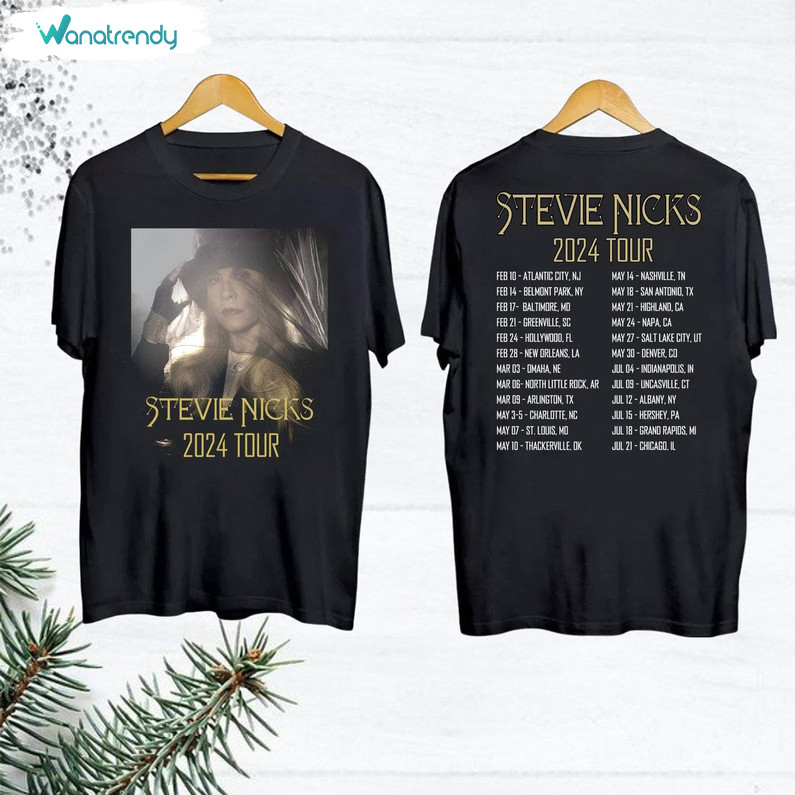 Stevie Nicks 2024 Live In Concert Shirt, Vintage Stevie Nicks Tee Tops Sweater