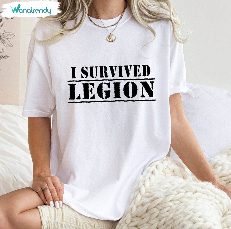 Cute I Survived Legion Shirt, Who Tf Did I Marry Reesa Teesa Comfort Short Sleeve T Shirt