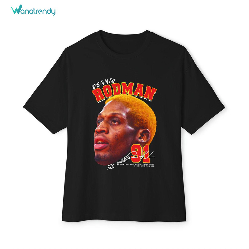 Cool Design Dennis Rodman Shirt, Trendy Chicago Unisex T Shirt Short Sleeve