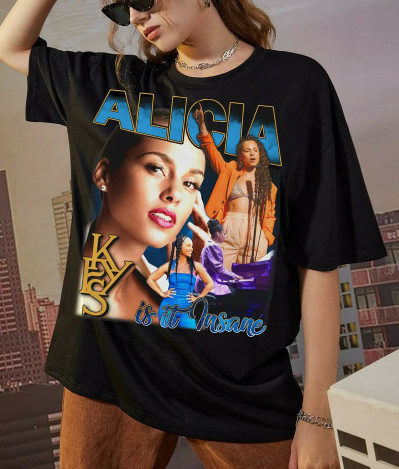 Alicia Keys Is It Insame Music Tour Shirt