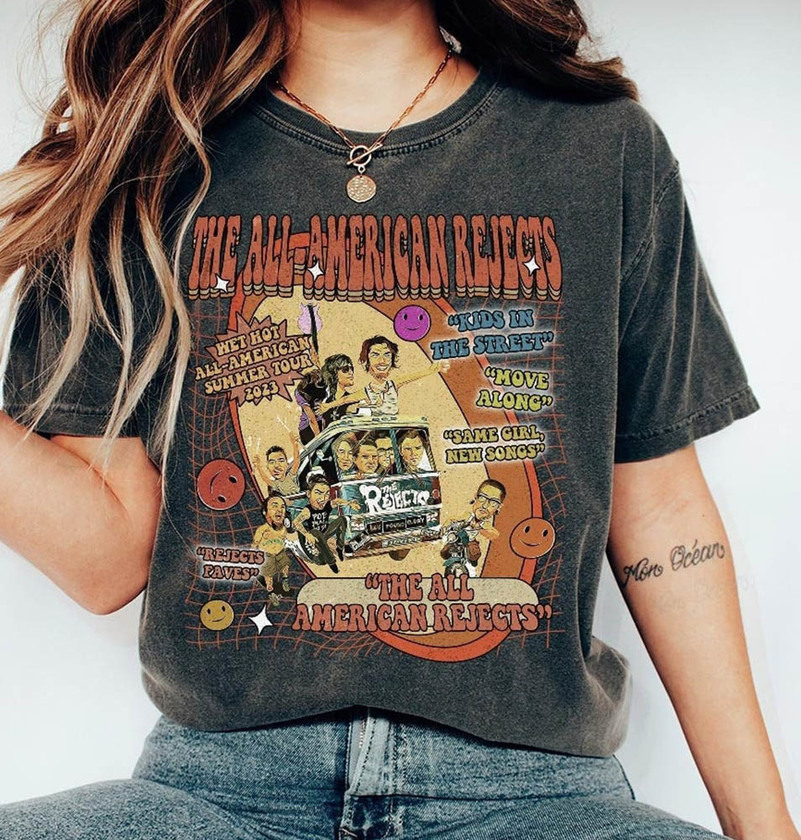 The All American Rejects Music Wet Hot All Tour Shirt