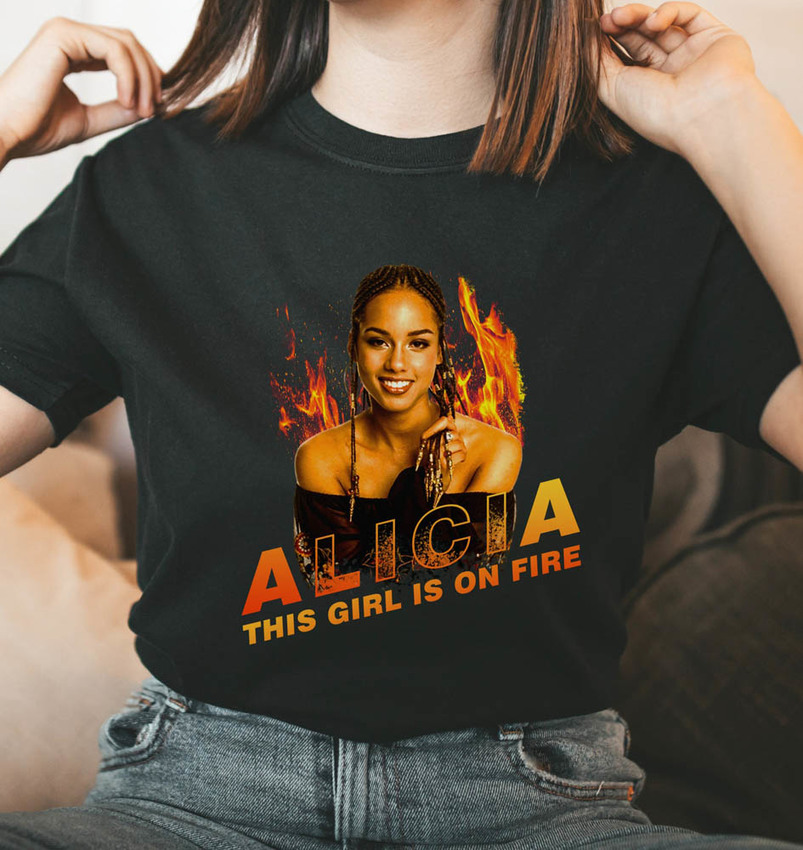 This Girl Is On Fire Alicia Keys The Summer Tour Shirt