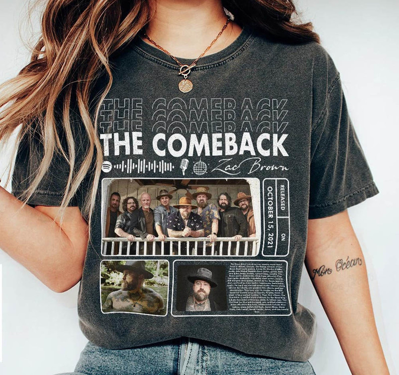 Zac Brown Music The Comeback Concert Shirt