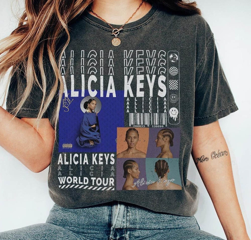 Vintage Alicia Keys Summer Tour 2023 Shirt For Fan