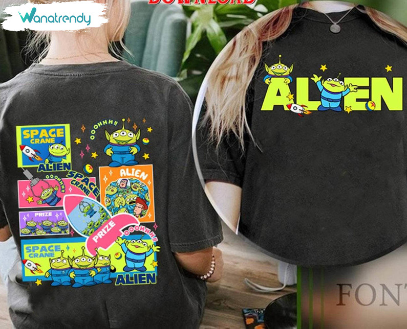 Pizza Planet Aliens Toy Story Shirt, Disneyland Trip Long Sleeve Hoodie