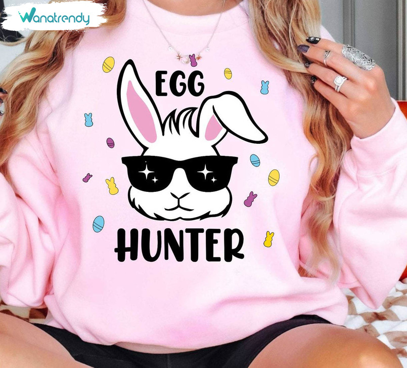 Easter Bunny Eggs Bunny Shirt, Hoppy Easter Tee Tops Hoodie