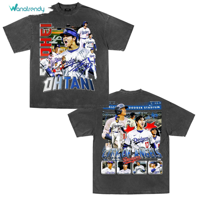 Shohei Ohtani Shirt, Baseball Fan Gift Short Sleeve Tee Tops