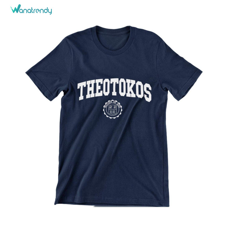 Limited Theotokos Shirt, Christian Style Tee Tops Sweater