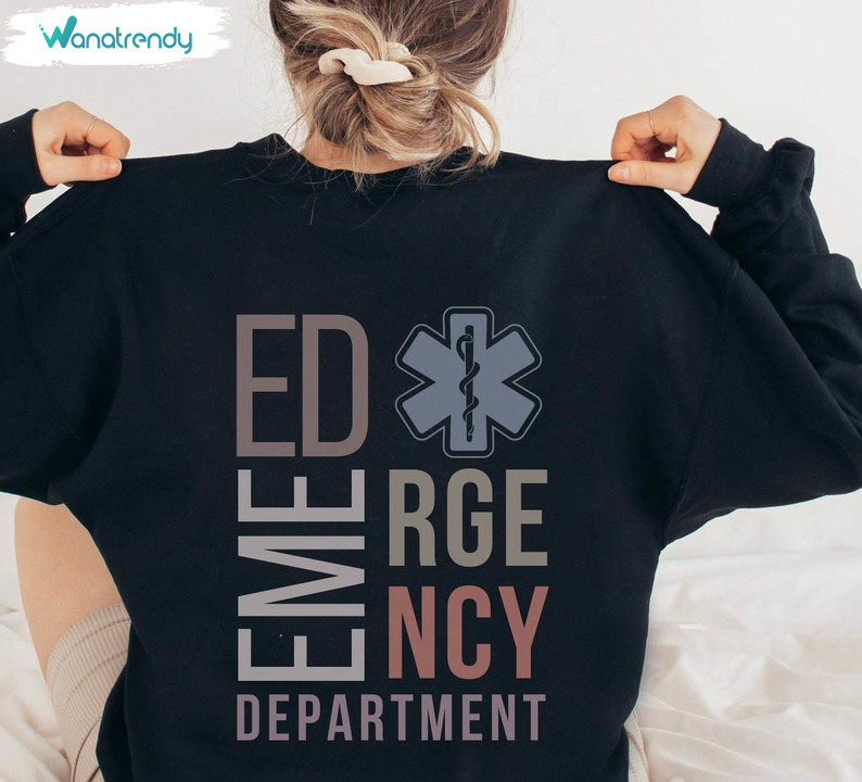 Limited Emergency Department Sweatshirt, Nurse Emergency Room Long Sleeve