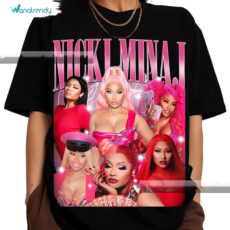 Creative Nicki Minaj Shirt, Pink Friday 2 Tour Hoodie Tee Tops