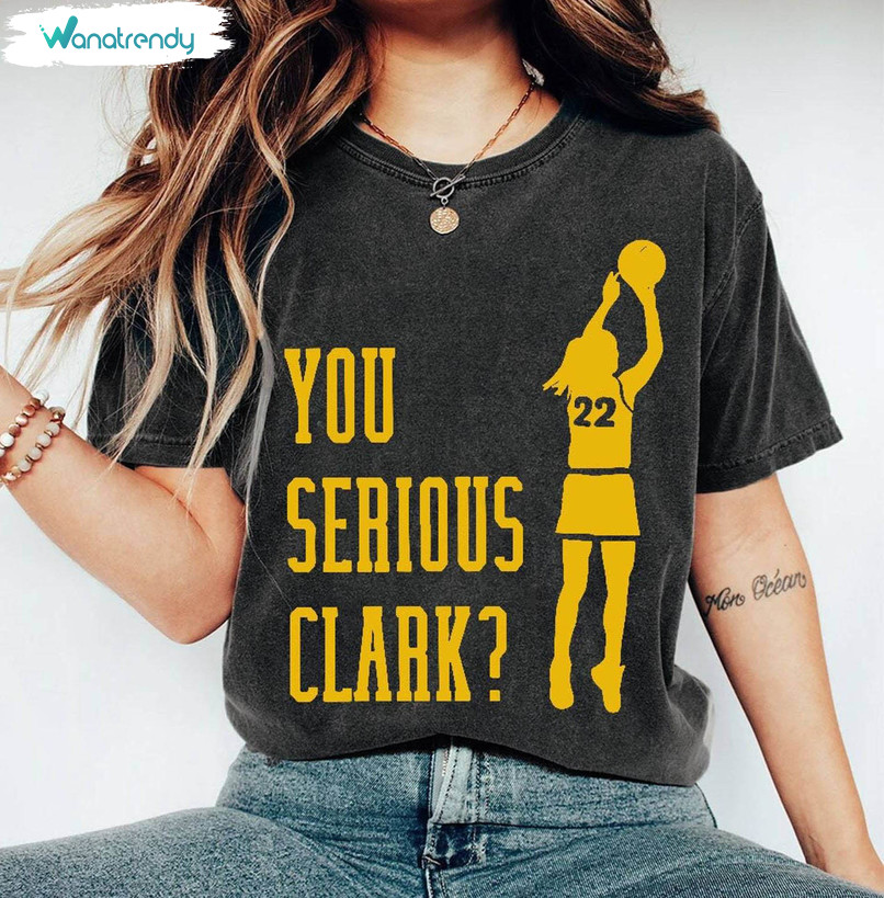 You Serious Clark Shirt, Vintage Graphic Sweater Tank Top