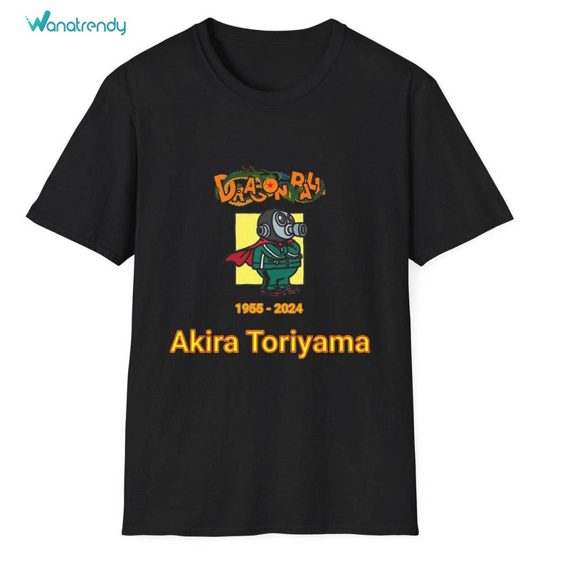Akira Toriyama Drago Ball Shirt, Akira Toriyama 1955 2024 Unisex Hoodie Crewneck Sweatshirt
