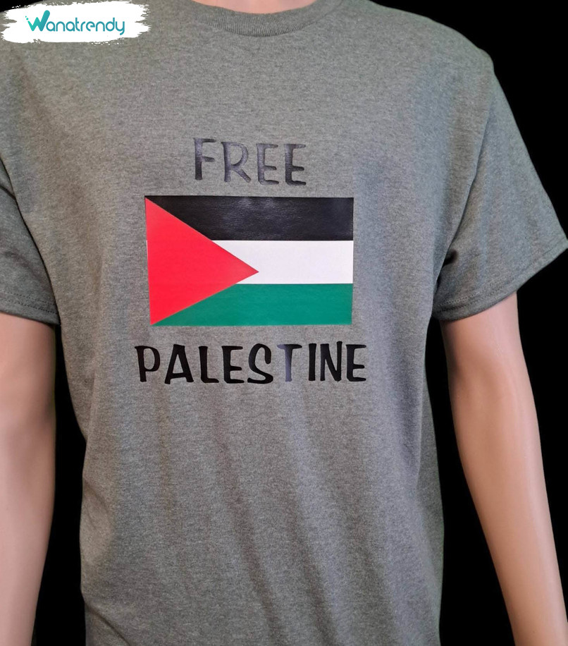 Free Palestine Shirt, Support Palestine Watermelon Tee Tops T-Shirt