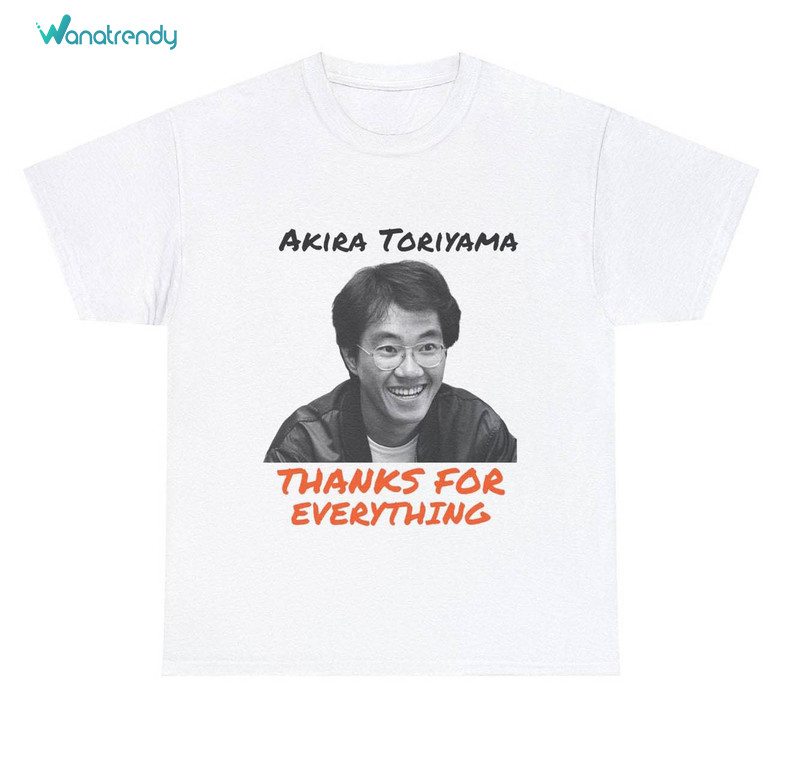 Akira Toriyama Shirt, Rest In Peace Akira Toriyama Short Sleeve Long Sleeve