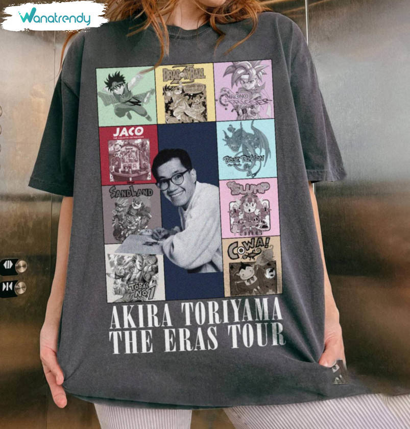 Akira Toriyama The Eras Tour Comfort Shirt, Akira Toriyama 1955 To 2024 Tee Tops Sweater
