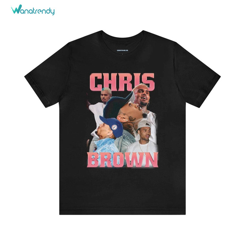 Chris Brown Vintage Shirt, Streetwear Fashion Unisex Hoodie Crewneck Sweatshirt