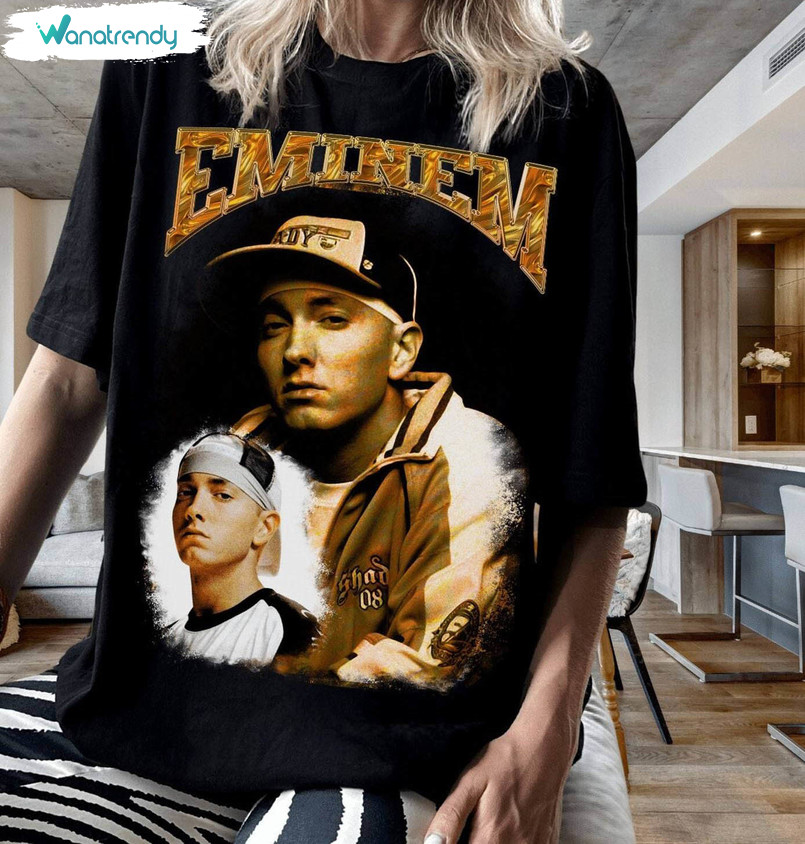 Limited Vintage Eminem Shirt, Eminem Graphic Tee Tops Sweater