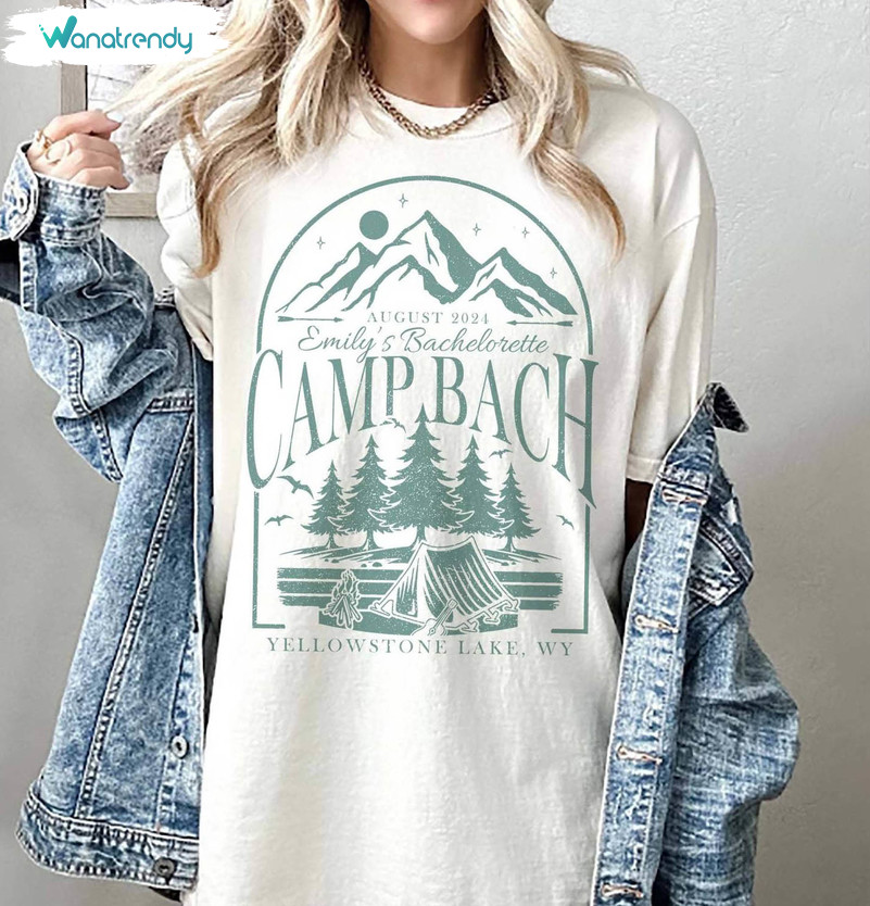 Vintage Camp Bachelorette Shirt, Camping Bachelorette Long Sleeve Sweater
