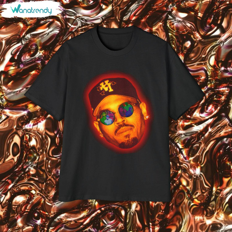 Chris Brown Bighead Shirt, Funny Unisex Hoodie Crewneck Sweatshirt