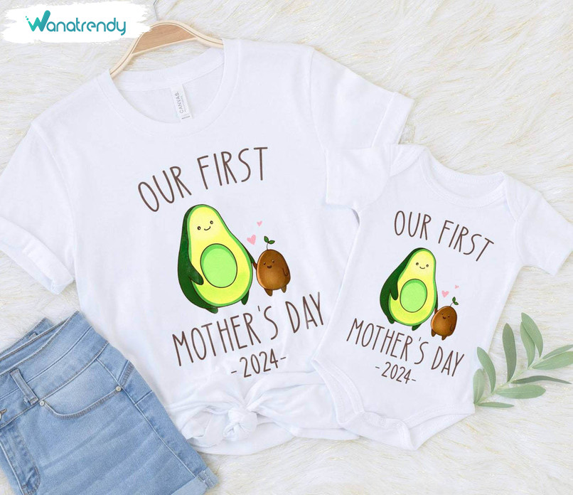 Our First Mothers Day Funny Shirt, 1st Mothers Day Tee Tops Hoodie