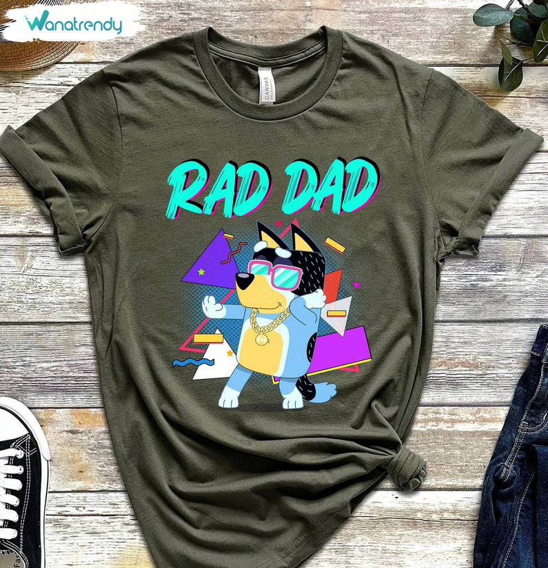 Rad Dad Retro Shirt, Dad Cool Dad Club Unisex Hoodie Crewneck Sweatshirt
