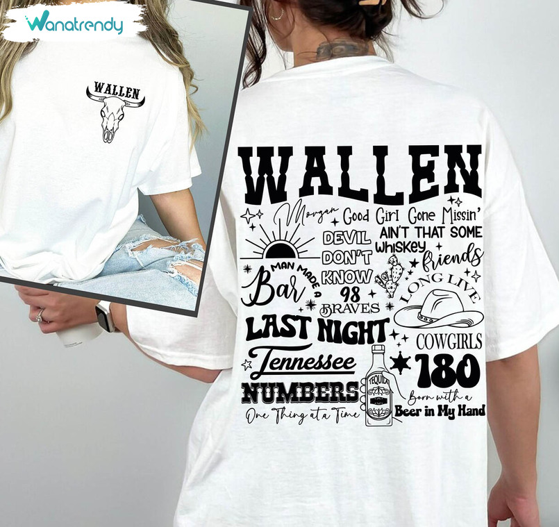Vintage Wallen Country Music Shirt, Vintage Concert Western Tee Tops T-Shirt