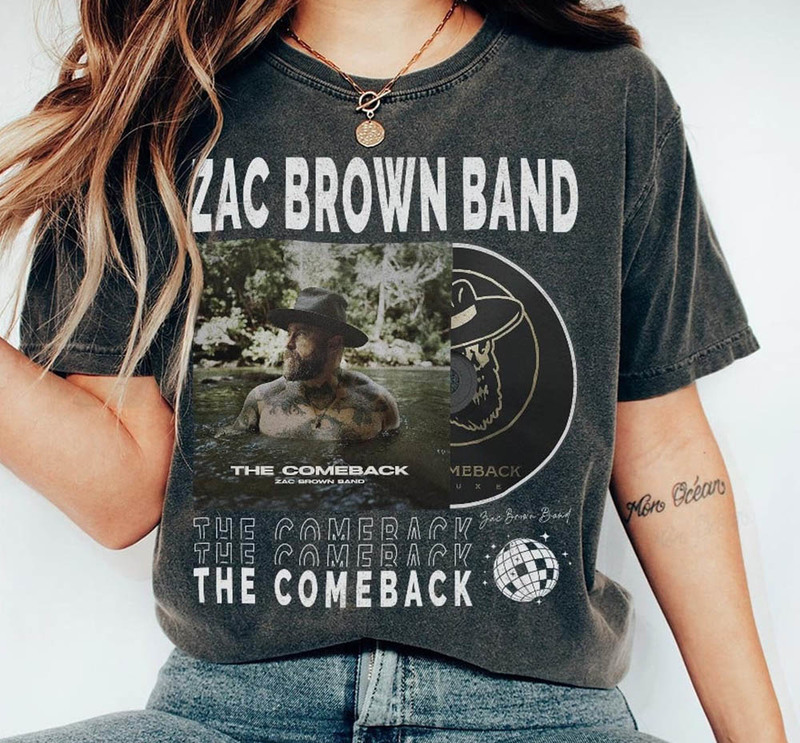 Limited Zac Brown Band Music Fire Tour 2023 Shirt
