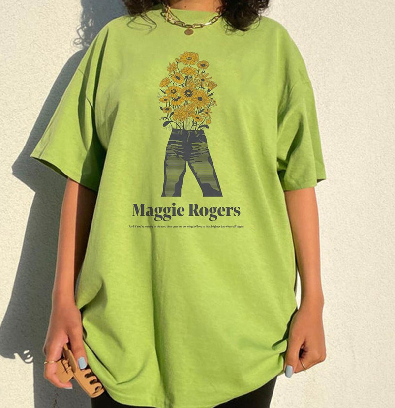 Maggie Rogers Us Summer Of 23 Tour Vintage Flower Shirt
