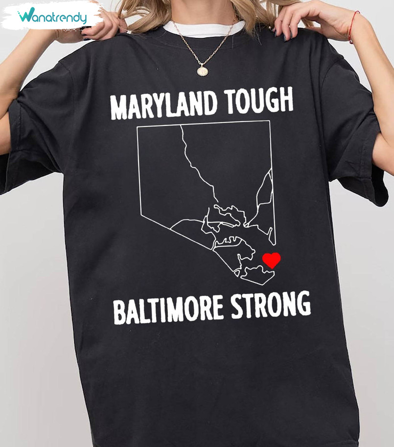 Baltimore Strong Shirt, Francis Scott Key Baltimore Bridge Unisex Hoodie Crewneck Sweatshirt