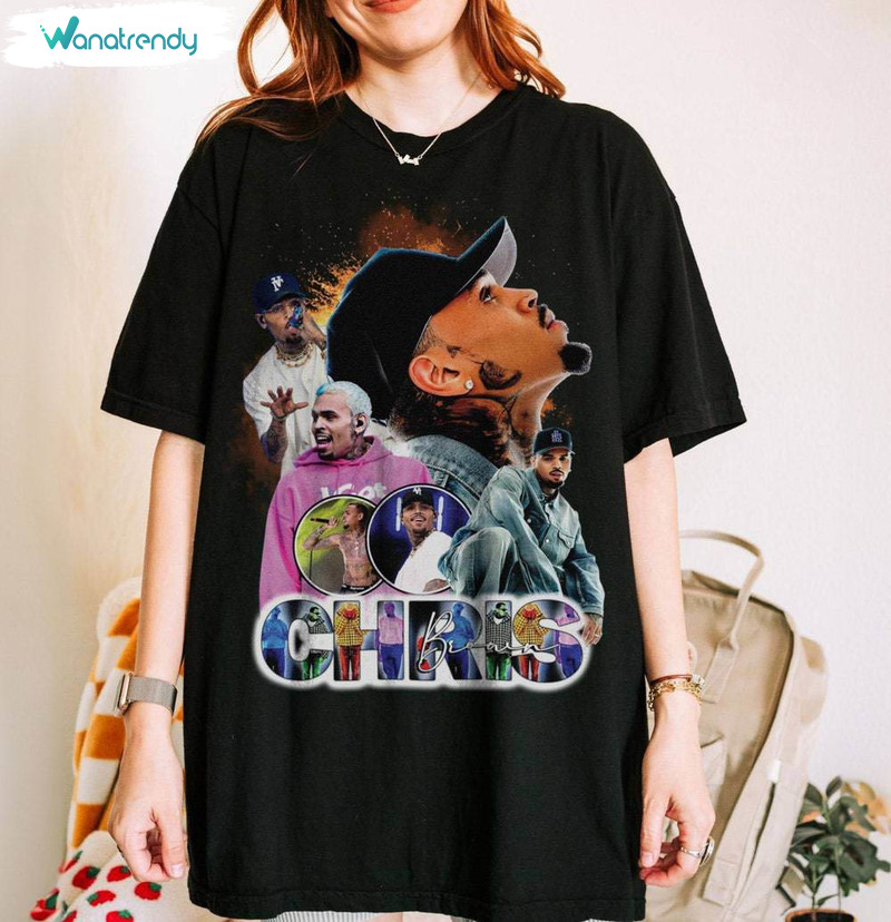 Retro Chris 11 11 Tour Shirt, Music Concert Crewneck Sweatshirt Tee Tops