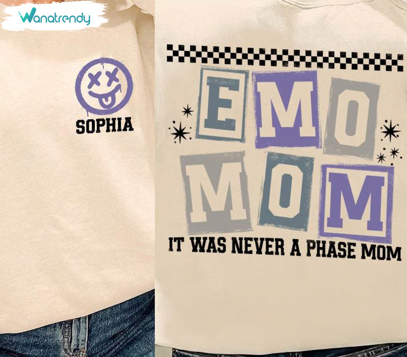 Emo Mom Emo Moms Club Shirt, Mom Gift Unisex T Shirt Crewneck Sweatshirt