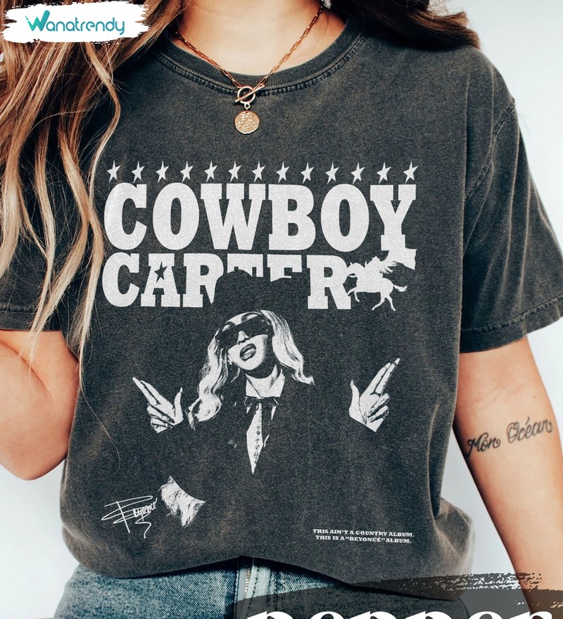 Beyonce Cowboy Carter Shirt, Levii S Jeans Post Malone Crewneck Sweatshirt Tee Tops