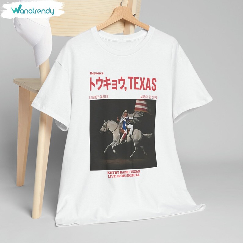 Cowboy Carter Texas Funny Shirt, Retro Beyonce Crewneck Sweatshirt Tee Tops
