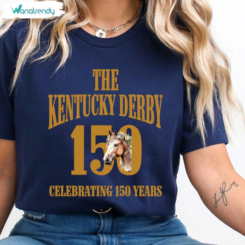 Kentucky Derby Shirt, Horse Lovers Kentucky Derby 2024 Long Sleeve T-Shirt