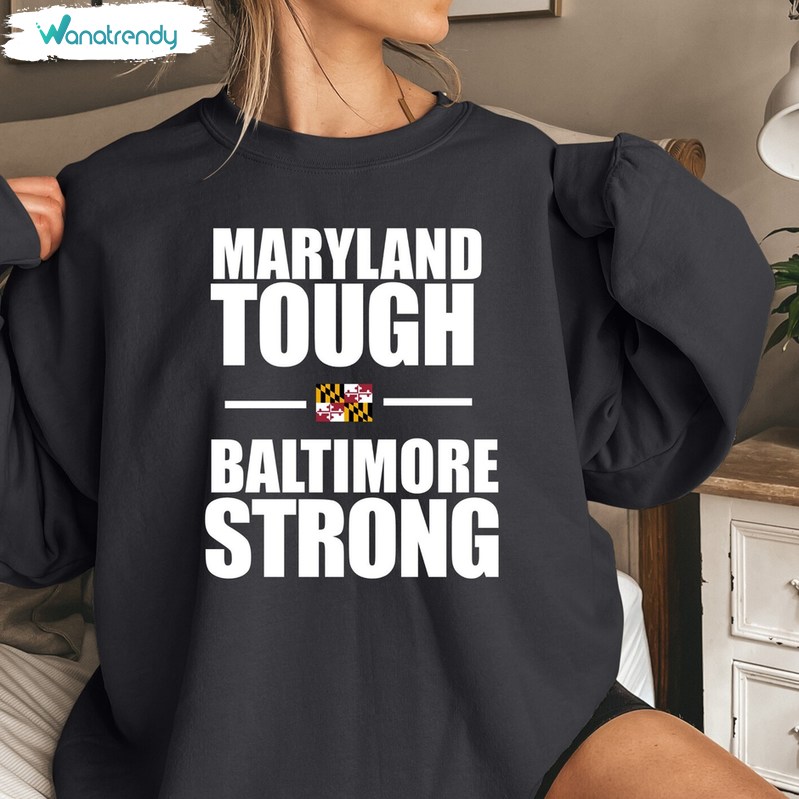 Baltimore Bridge Shirt, Baltimore Strong Tee Tops Hoodie