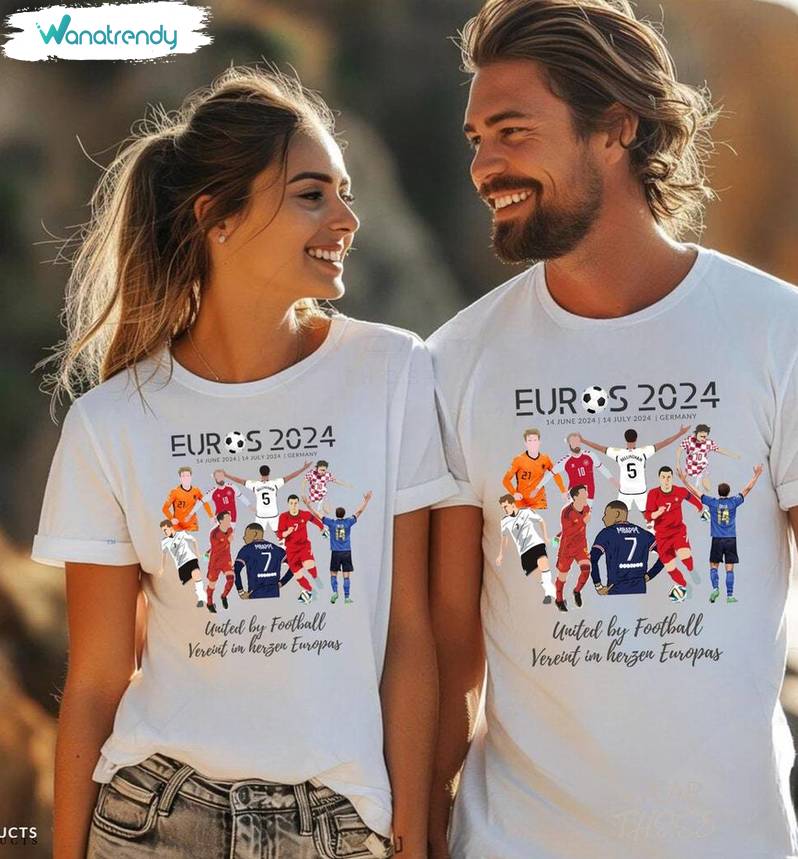 Funny Euro 2024 Football Shirt, Vintage Soccer Team Unisex T Shirt Crewneck Sweatshirt