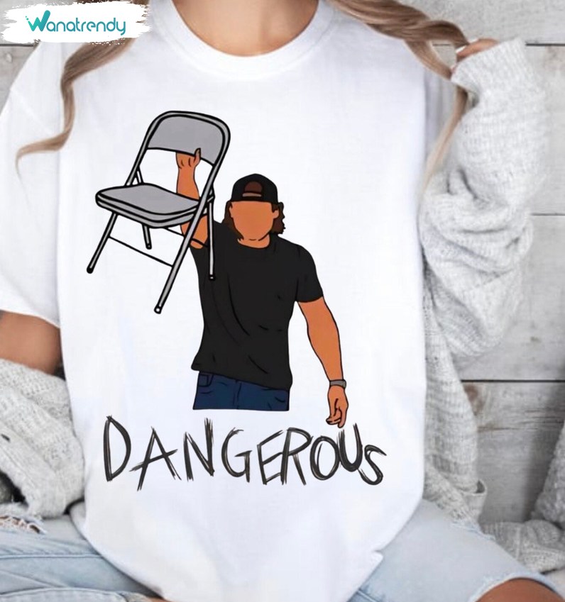 Dangerous Wallen Chair Shirt, Morgan Wallen Tour Crewneck Sweatshirt Short Sleeve