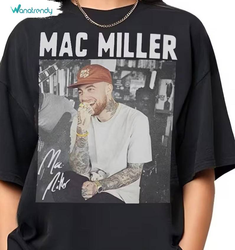 Mac Millers 90s Vintage Shirt, Country Music Hip Hop Long Sleeve Hoodie