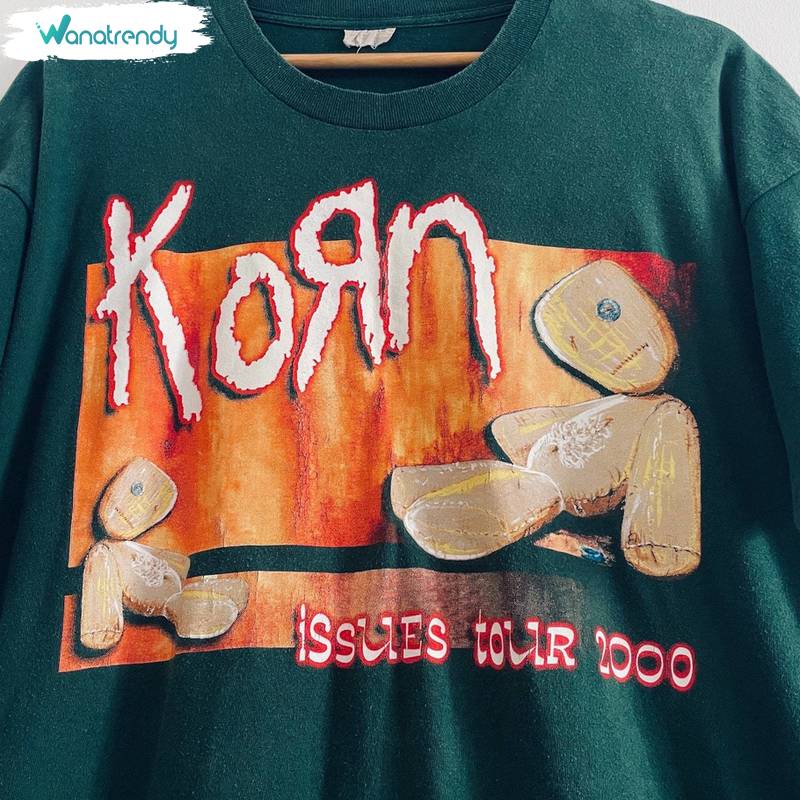 Korn Shirt, 2000 Korn Issues Unisex Hoodie Long Sleeve