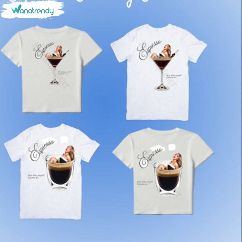 Espresso Sc Shirt, Sabrina Carpenter Unisex Hoodie Crewneck Sweatshirt