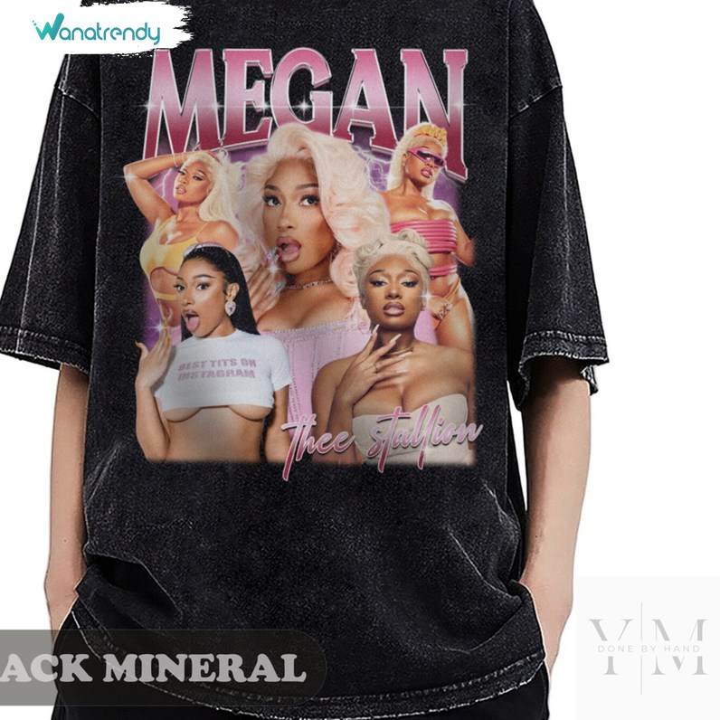 Limited Megan Thee Stallion Vintage Shirt, Rap Music Crewneck Sweatshirt