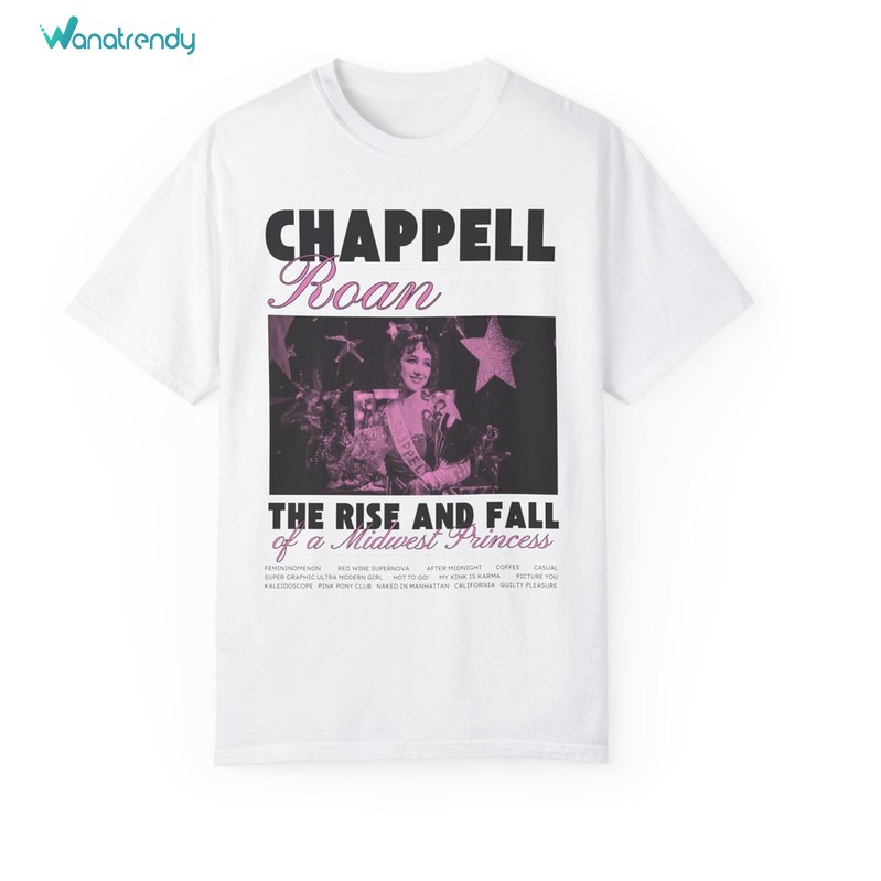 Chappell Roan Shirt, Comfort Midwest Princess Unisex T Shirt Unisex Hoodie