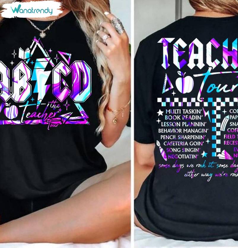 Retro Teacher Shirt, Back To School End Of Year Tee Tops Hoodie