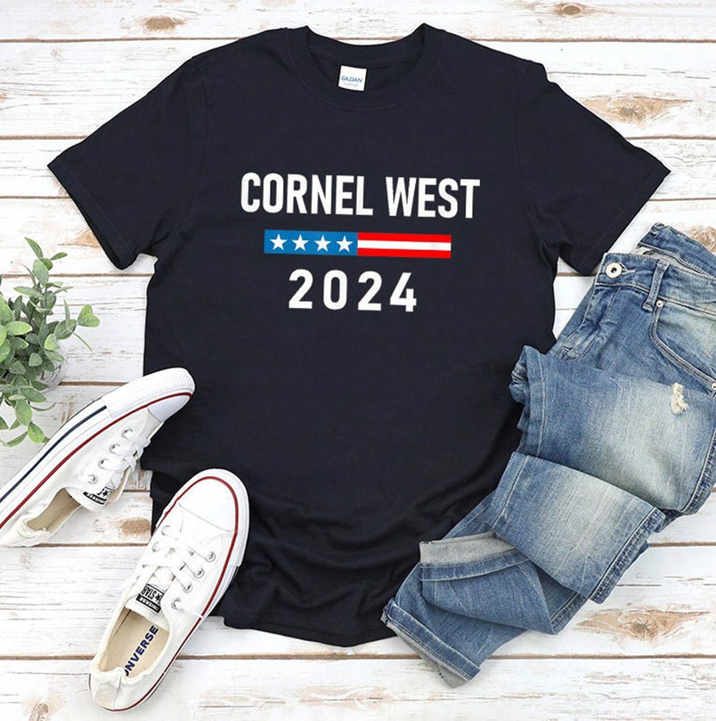 Cornel West For President 2024 America Flag Shirt