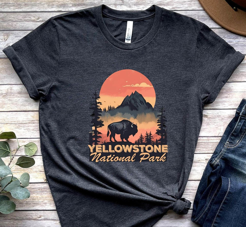 Yellowstone National Park Retro Shirt For All People