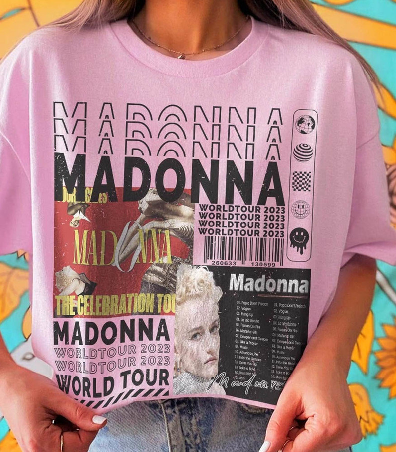 Madonna Music The Celebration Tour 2023 Shirt